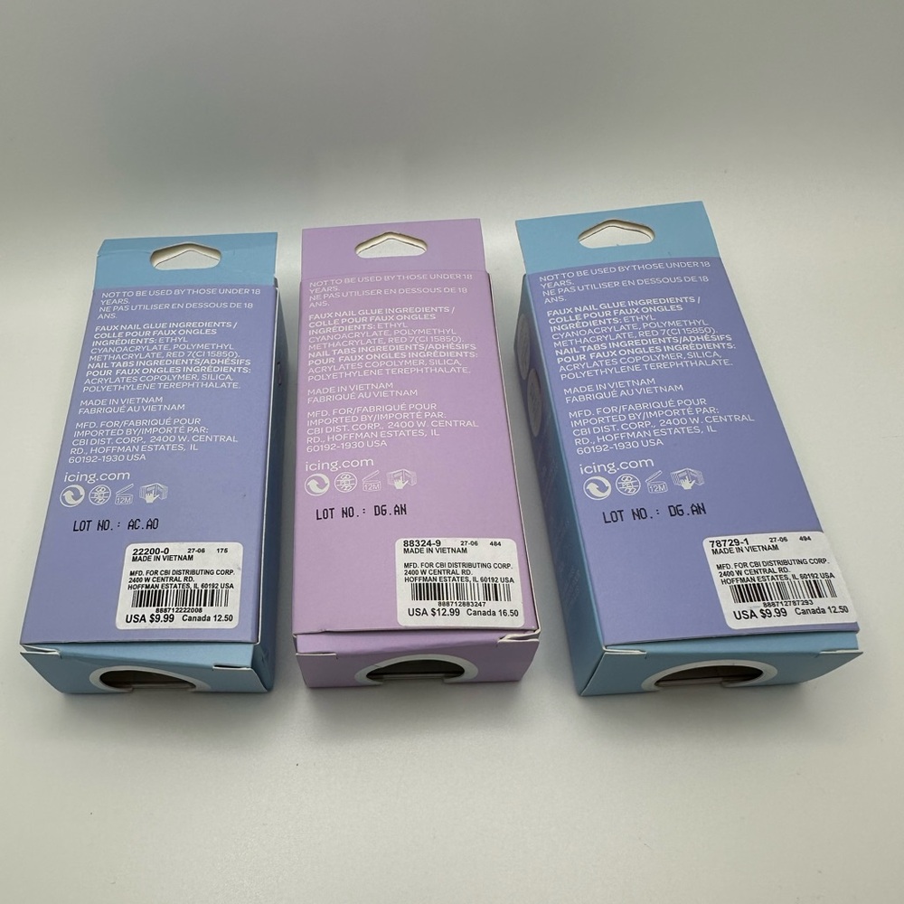 Mix And Match Dream Set 7 Pack Faux Nail Variety Bundle Vibrant Colors L7-4 - Picture 7 of 7